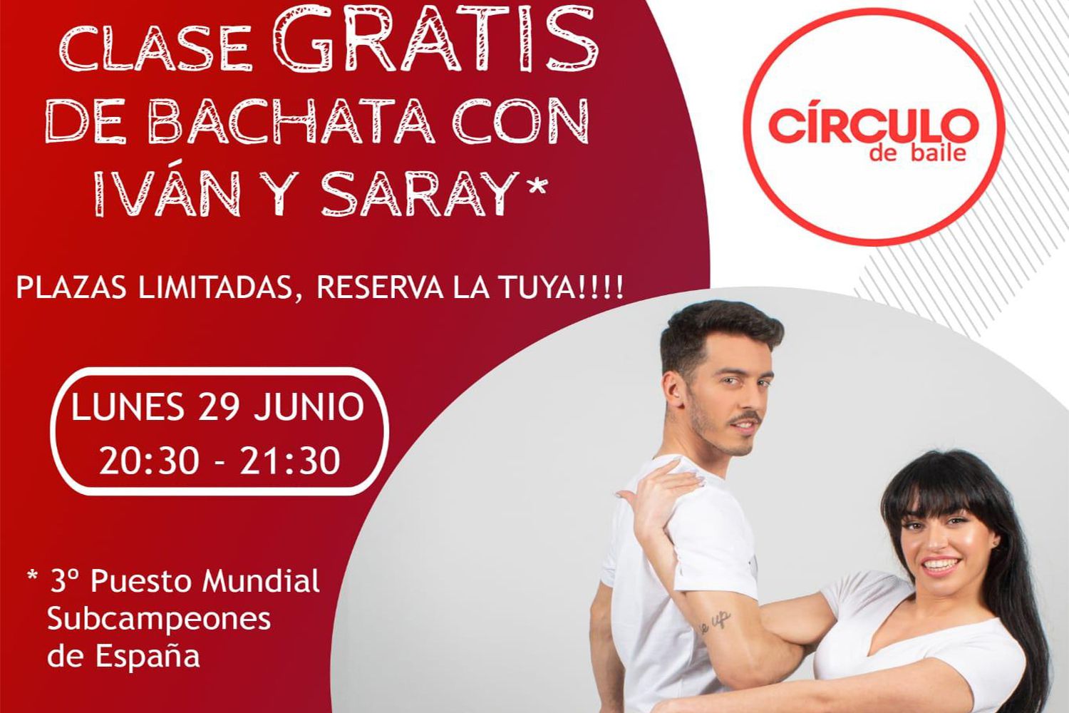 Clase gratuita con Iván y Saray